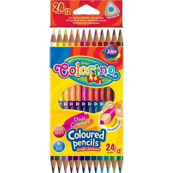 Pastelka Oboustranné pastelky Colorino 12/24 barev
