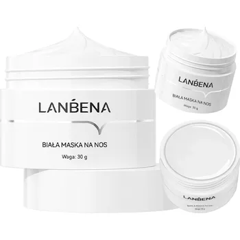 Pleťová maska Pilaten Lanbena Bílá maska na póry a černé tečky 30 g