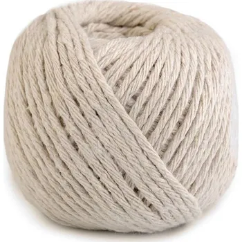 Šňůra na prádlo Bavlněný provázek macrame Ø2 mm Varianta: 1 režná světlá, Balení: 1 ks