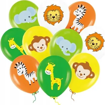 Balónek Sada balónků zvířátka mix barev 10 Ks