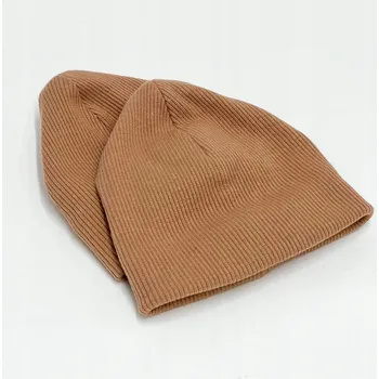 Doplněk pro panenku Tepláková čepice pro panenku Miniland 32 cm, skořicová