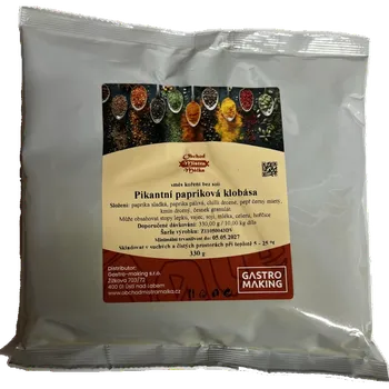 Pikantní papriková klobása Premium 330g Mistr Málek