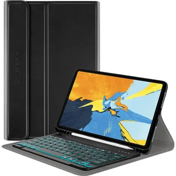 Techsuit - Pouzdro CozyTab (s držákem tužky/RGB klávesnicí) - iPad Pro 11 (2022) - černé
