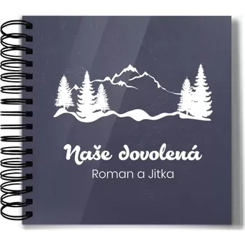 Fotokniha Plexi album s kroužkovou vazbou Les