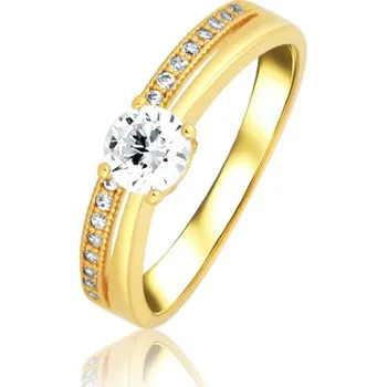 Oblečení a móda Zlatý prsten se zirkony