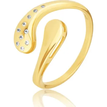 Oblečení a móda Zlatý prsten se zirkony
