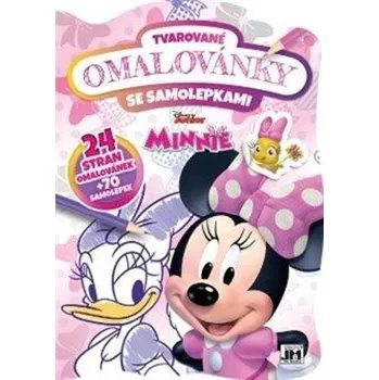 omalovánky Tvarované omalovánky Minnie: se samolepkami Kniha