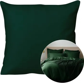 Povlak na polštářek POVLAK NA POLŠTÁŘ 40X40CM TMAVĚZELENÁ
