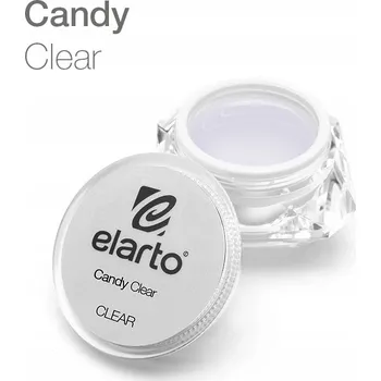 Lak na nehty Stavební gel Elarto bezbarvý Candy Clear 15 g