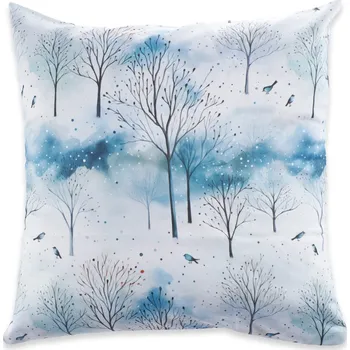 Povlak na polštářek Bavlněný povlak Zimní alej 40x40cm: 40x40cm