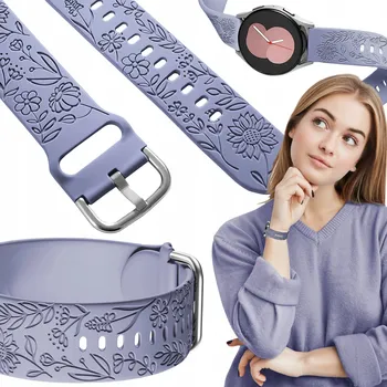 Chytré hodinky Řemínek pro Amazfit GTR Mini chytré hodinky levandulový řemínek 20mm s teleskopy