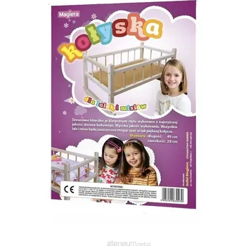 Doplněk pro panenku Kolébka pro panenky a medvídky magiera