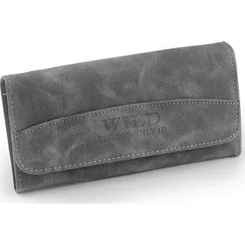 Dámská peněženka 10x19 cm - 3 šedá světlá