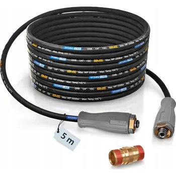 Příslušenství pro vysokotlaký čistič Hadice 5m pro KARCHER HD HDS prodlužovací nástavec myčky Easy!Lock Force DN6 250BAR 155°C