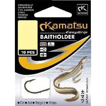 Rybářský háček HÁČKY KAMATSU S DRŽÁKEM NÁVLAKU VELIKOST 6