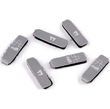 Reflexní poutko / taháček na jezdce Varianta: 1 (37 mm) šedá reflexní, Balení: 6 ks