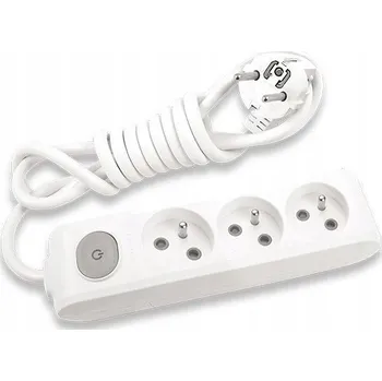 Napájecí kabel Prodlužovací Kabel lišta Panasonic 2 m 3 ks bílá