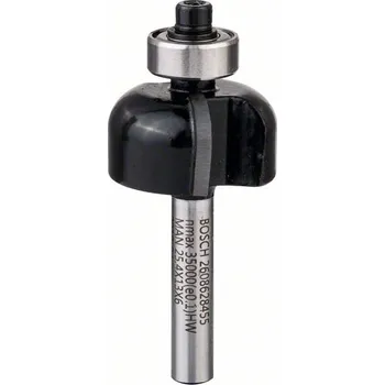 Frézka Bosch Professional BOSCH Dlabací fréza s&nbsp;kuličkovým ložiskem, 6&nbsp;mm, R1 6,4&nbsp;mm, D 25,4&nbsp;mm, L 12,6&nbsp;mm, G 54&nbsp;mm 2608628455