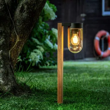 Stojací lampa Brilliant 96373/76 Venkovní stojanové svítidlo CABAR černé