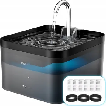 Miska pro psa FONTÁNA MISKA NA VODU PRO KOČKY KOČKY S FONTÁNOU 2,2 L PAWPOLL