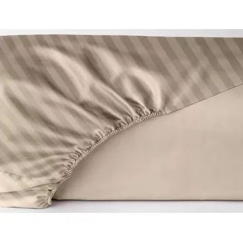 Prostěradlo Prostěradlo s gumou MARO HOME bavlněný satén 180 x 200 cm