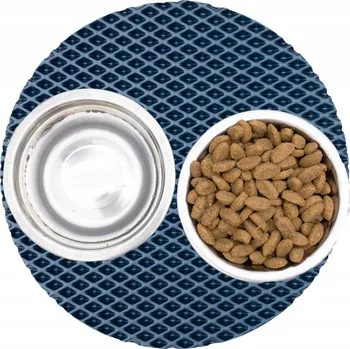 Miska pro psa Podložka pod misku Max-Dywanik modrá 0 l