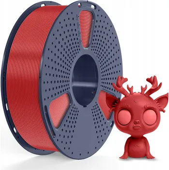 3D tisk SUNLU PLA+ 1,75mm 1kg Červená / Červená