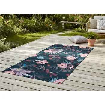 Koupelnová předložka Venkovní vzorovaný koberec - běhoun JUNGLE 80x160 cm Multidecor