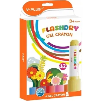 Pastelka Y-PLUS Meteor twist-up voskové gelové Pastelky 12k.