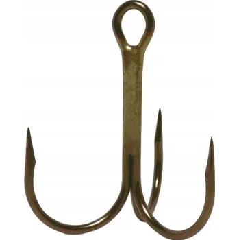 Rybářský háček Trojháček VMC 9649 Round Treble s protihrotem, velikost 2, 1 ks