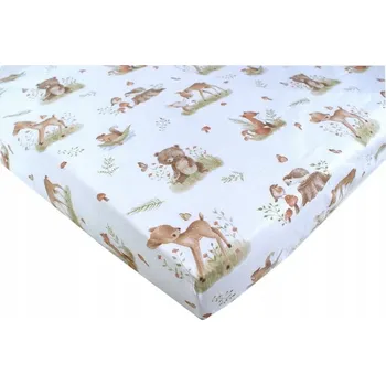 Prostěradlo BAREVNÉ BAVLNĚNÉ PROSTĚRADLO S GUMOU BAVLNA 60X120 cm hebké