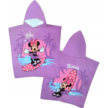 Deka s kapucí pl 110 x 55 cm fialová