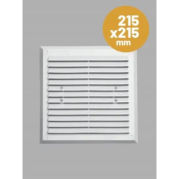Větrací mřížka VENTILAČNÍ MŘÍŽKA 215*215MM BÍLÁ