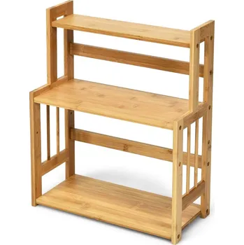 regál Kuchyňský regál na koření CEZAR bambus