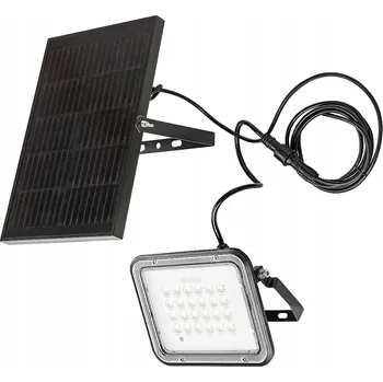 Solární LED reflektor nad garáž s dálkovým ovládáním a nastavitelnou barvou světla 6,5W IP65 Rabalux