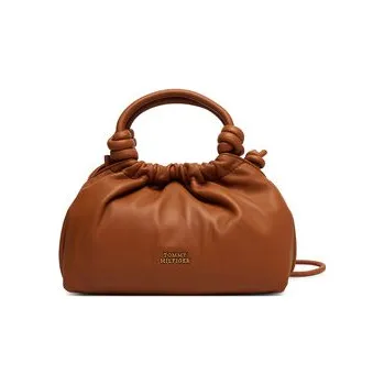 Kabelka Kabelka Tommy Hilfiger Th Soft Leather Med Crossover AW0AW18369 Hnědá OS