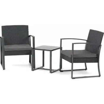 Zahradní stůl Zahradní set polyratan AZS-H1111 GREY - SLEVA 3% s kodem radost25