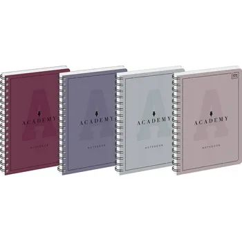 Interdruk Kroužkový Blok B5/100 čtvereček - Academy (mix vzorů)