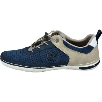 Pánská obuv Pánské modré prodyšné polobotky Bugatti s vyjímatelnou stélkou 321ASG035000 Velikost: 41