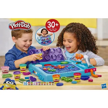 Modelovací hmota Play-Doh KREATIVNÍ SADA Studio v KUFRU Modelovací Hmota 30+ DÍLKŮ 3+