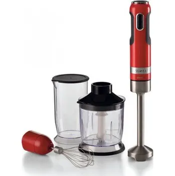 Ariete 602 Moderna tyčový mixér s příslušenstvím 1000 W červený