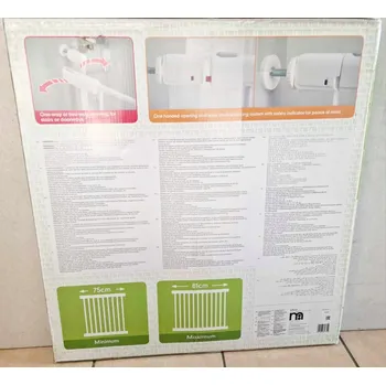 Dětsný nábytek Zábrana na dveře, schody Madarbaby příslušenství bílá