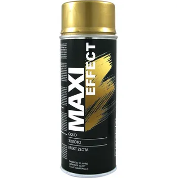 Barva ve spreji Akrylový lak ve spreji Motip Maxi zlatý MX0027 400 ml