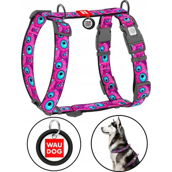 Postroj pro psa Anatomické postroje pro psa ve tvaru písmene, kresba Oko monstra, XL