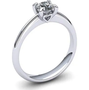 Prsten PZB180026 Zásnubní prsten s brilianty Materiál: Bílé zlato 14kt, Velikost: 74