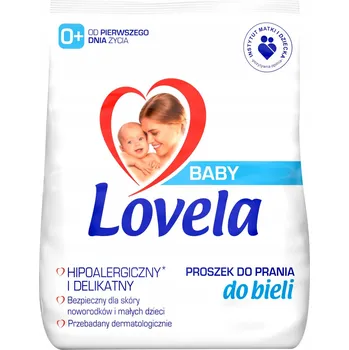 Přípravek na praní Lovela Baby hypoalergenní prášek na bílé prádlo pro miminka 1,3 kg