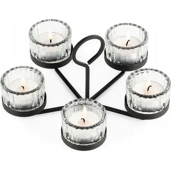 Svícen Kovový svícen Vilde 12 cm