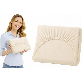 Prostěradlo Prostěradlo s Gumou 200x220 Jersey Bavlna Polský Výrobek Premium Ecru