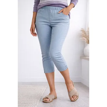 Dámské džíny Geisha Dámské džínové legíny 3/4 - světle modré Varianta: L Nové
