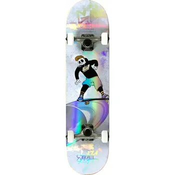 Skateboard Enuff Skully Hologram bílý 7,75"
